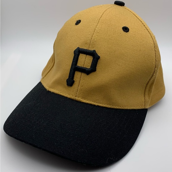 1971 Pittsburgh Pirates MLB "P" LOGO Gold One Size Adult Hat 1970s Baseball Cap - Picture 1 of 10